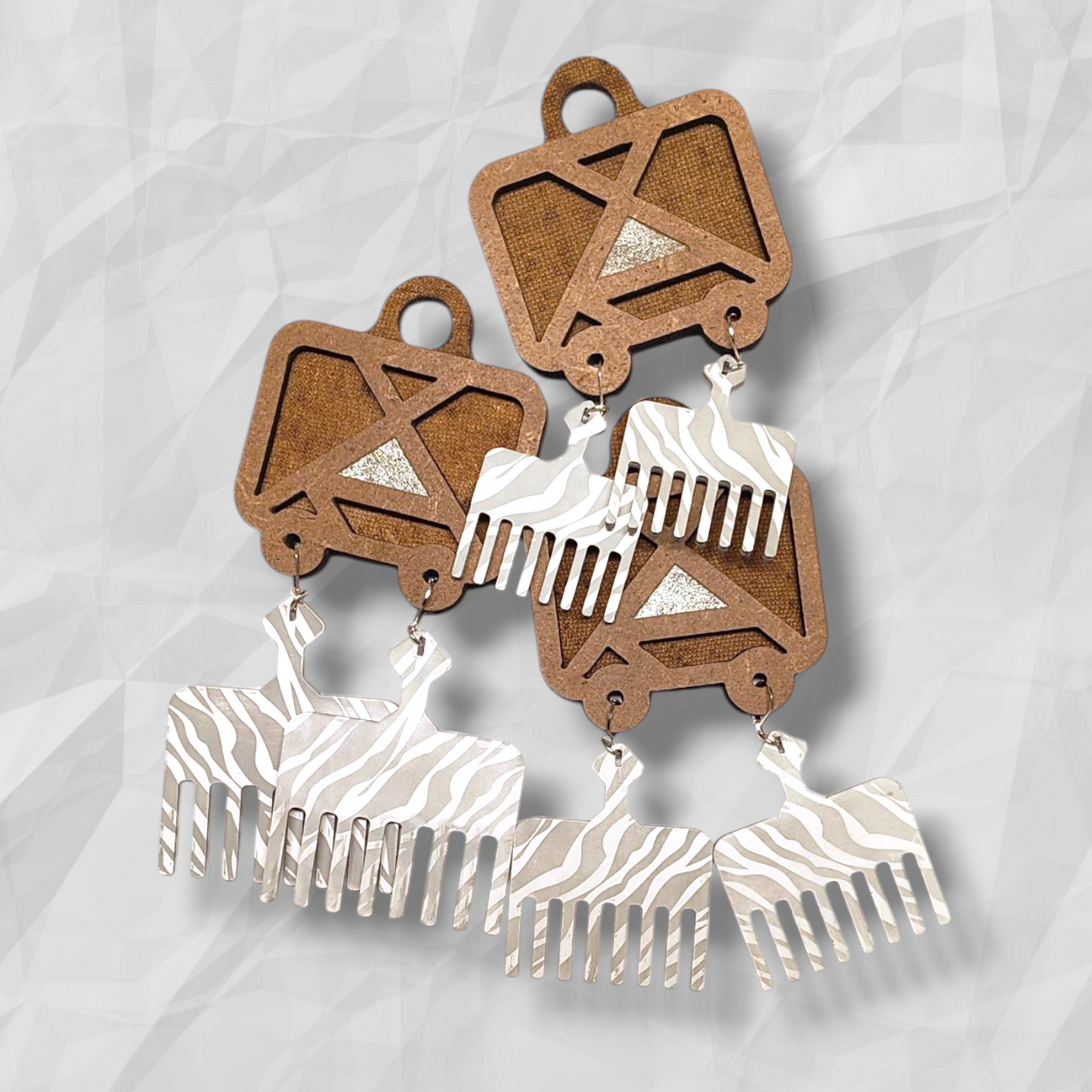 LE PEIGNE / Boucles d'oreilles OSO