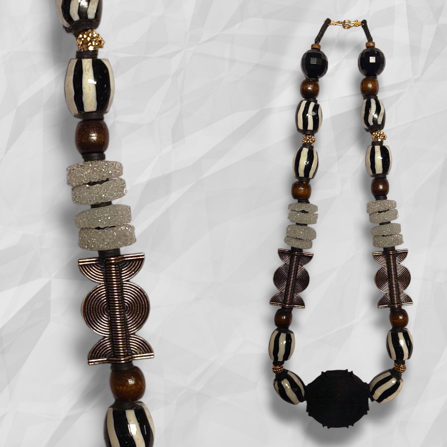 MARAHOUE / Collier de pierre OSO
